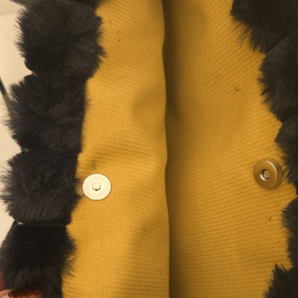 NWOT Prada Black Faux Fur Shoulder Bag - Picture 5 of 8